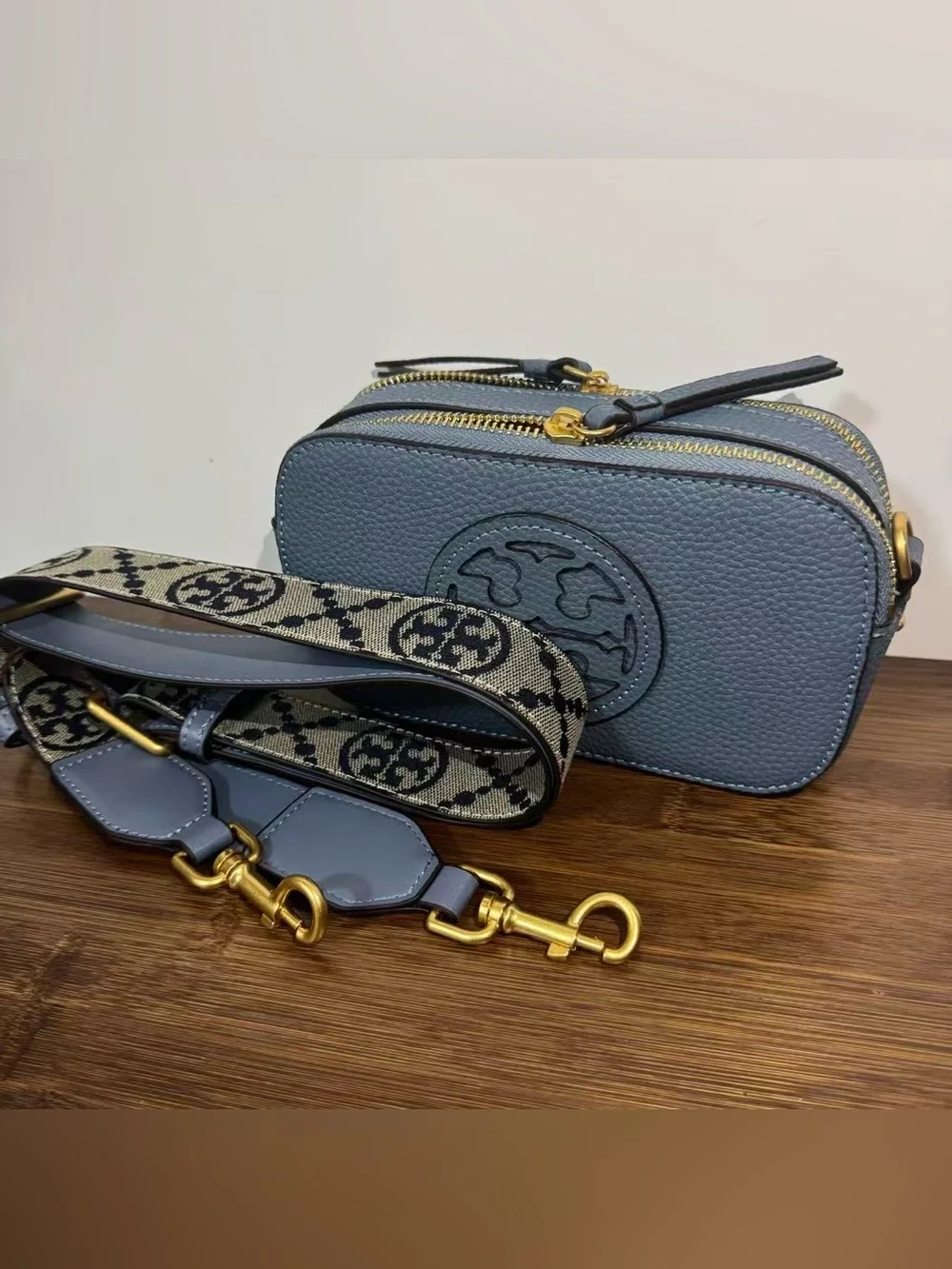 Tory Burch slate blue